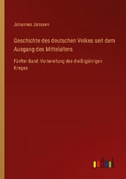 Cover von Geschichte des deutschen Volkes seit dem Ausgang des Mittelalters