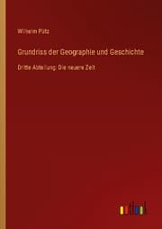 Cover von Grundriss der Geographie und Geschichte