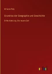 Cover von Grundriss der Geographie und Geschichte