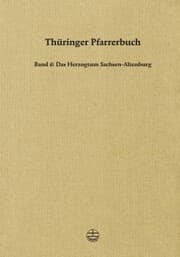 Cover von Thüringer Pfarrerbuch