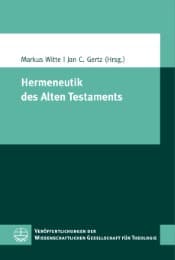 Cover von Hermeneutik des Alten Testaments