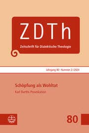 Cover von Schöpfung als Wohltat