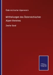Cover von Mittheilungen des Österreichischen Alpen-Vereines