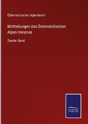 Cover von Mittheilungen des Österreichischen Alpen-Vereines