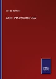 Cover von Alexis - Pariser Glossar 3692
