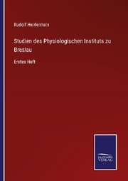 Cover von Studien des Physiologischen Instituts zu Breslau