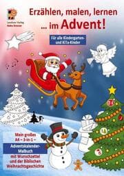Cover von Erzählen, malen, lernen im Advent!