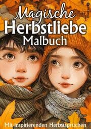 Cover von Herbst Malbuch für Erwachsene, Jugendliche, Mädchen ab 11 Magische Herbstliebe