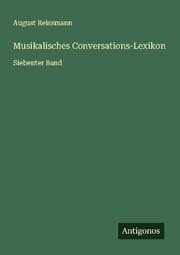 Cover von Musikalisches Conversations-Lexikon