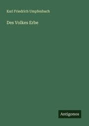 Cover von Des Volkes Erbe