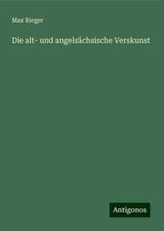 Cover von Die alt- und angelsächsische Verskunst