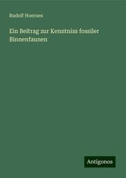 Cover von Ein Beitrag zur Kenntniss fossiler Binnenfaunen
