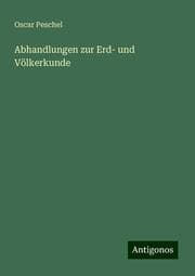 Cover von Abhandlungen zur Erd- und Völkerkunde