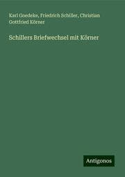Cover von Schillers Briefwechsel mit Körner
