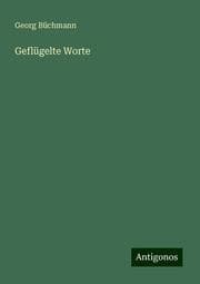 Cover von Geflügelte Worte