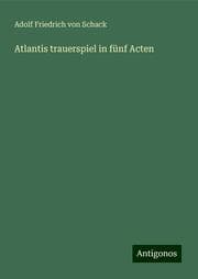 Cover von Atlantis trauerspiel in fünf Acten