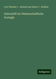 Cover von Zeitschrift fur Wissenschaftliche Zoologie