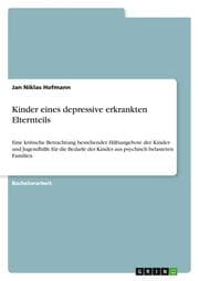 Cover von Kinder eines depressive erkrankten Elternteils