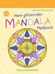 Cover von Mein glitzernder Mandala-Malblock - Ruhe und Kreativität