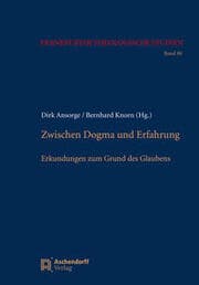 Cover von Zwischen Dogma und Erfahrung