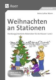 Cover von Weihnachten an Stationen 1/2