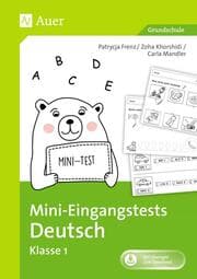 Cover von Mini-Eingangstests Deutsch - Klasse 1