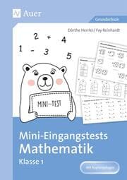 Cover von Mini-Eingangstests Mathematik - Klasse 1
