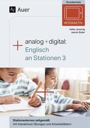 Cover von Analog + digital Englisch an Stationen 3