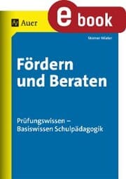Cover von Fördern und Beraten