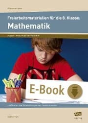 Cover von Freiarbeitsmaterialien f. d. 8. Klasse: Mathematik