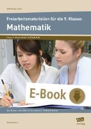 Cover von Freiarbeitsmaterialien f. d. 9. Klasse: Mathematik