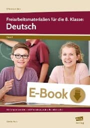 Cover von Freiarbeitsmaterialien für die 8. Klasse: Deutsch