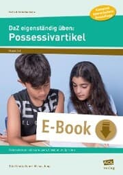 Cover von DaZ eigenständig üben: Possessivartikel - GS