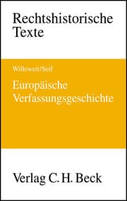 Cover von Europäische Verfassungsgeschichte