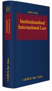 Cover von Institutionalised International Law
