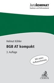 Cover von BGB AT kompakt