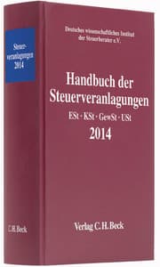 Cover von Handbuch der Steuerveranlagungen 2014