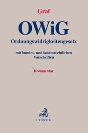 Cover von Ordnungswidrigkeitengesetz (OWiG)