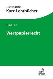 Cover von Wertpapierrecht
