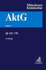 Cover von Münchener Kommentar zum Aktiengesetz 3: §§ 118-178