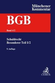 Cover von Münchener Kommentar zum Bürgerlichen Gesetzbuch 4: Schuldrecht - Besonderer Teil I, 2. Halbband: §§ 481-534, Finanzierungsleasing