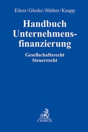 Cover von Handbuch Unternehmensfinanzierung