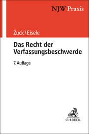 Cover von Das Recht der Verfassungsbeschwerde