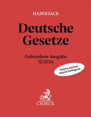 Cover von Deutsche Gesetze Gebundene Ausgabe II/2026