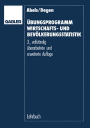 Cover von Übungsprogramm Wirtschafts- und Bevölkerungsstatistik