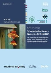 Cover von Schadenfreies Bauen - Wunsch oder Realität?
