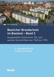 Cover von Baulicher Brandschutz im Bestand 3