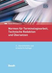 Cover von Normen für Terminologiearbeit, Technische Redaktion und Übersetzen