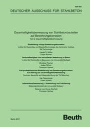 Cover von Dauerhaftigkeitsbemessung von Stahlbetonbauteilen auf Bewehrungskorrosion 2