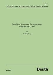 Cover von Steel Fiber Reinforced Concrete Under Concentrated Load